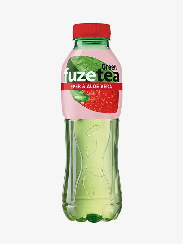 aloe green tea Fuzetea Green Tea Strawberry Aloe Vera 500ml