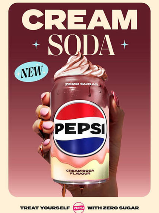 Pepsi Cream & Soda 330ml