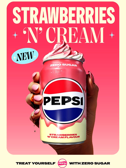 Pepsi Strawberries & Cream 330ml