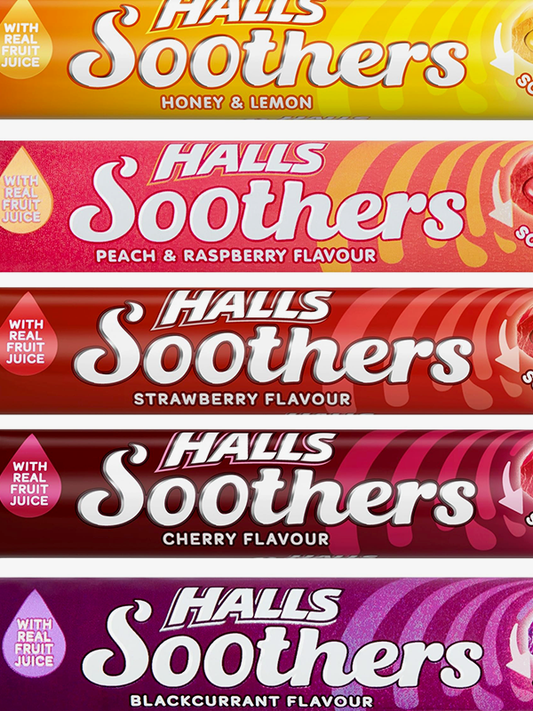 Πιπίλες Halls Strawberry 45γρ