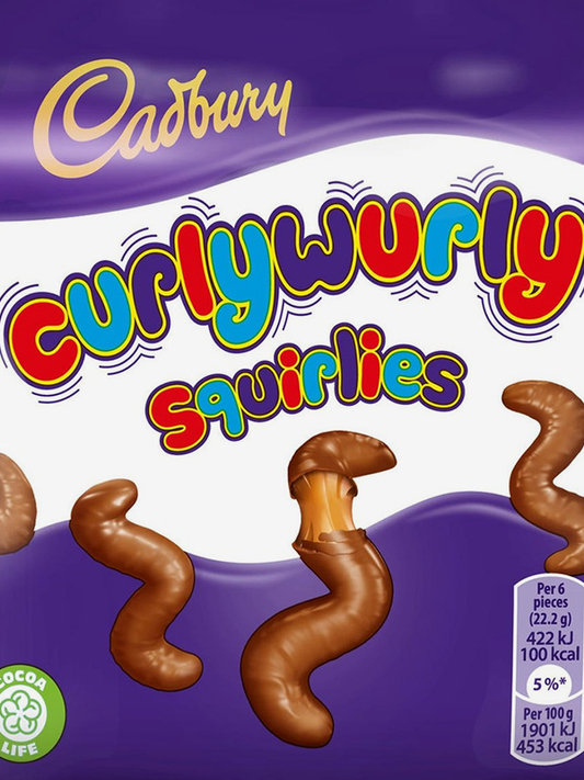 Cadbury Curly Wurly Squirlies 95γρ