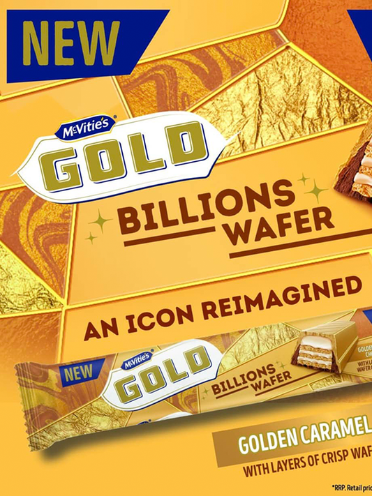 McVitie's Billionaire Gold Bar 40γρ