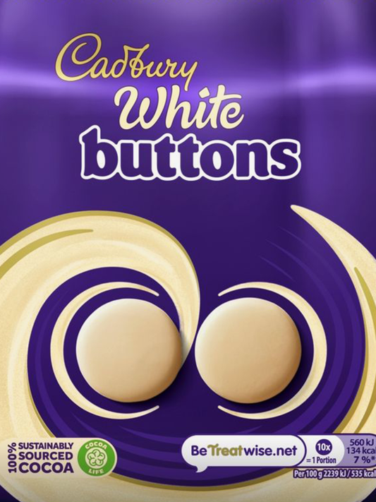 Cadbury Buttons Λευκή Σοκολάτα 95g