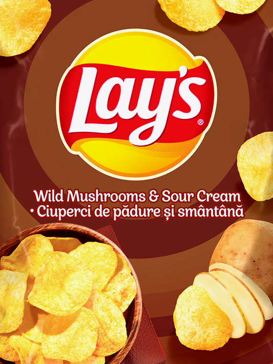 Lay's Μανιτάρια & Ξινή Κρέμα 150g