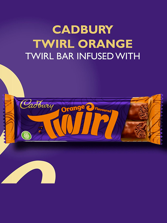 Cadbury Twirl Bar Πορτοκάλι 43g