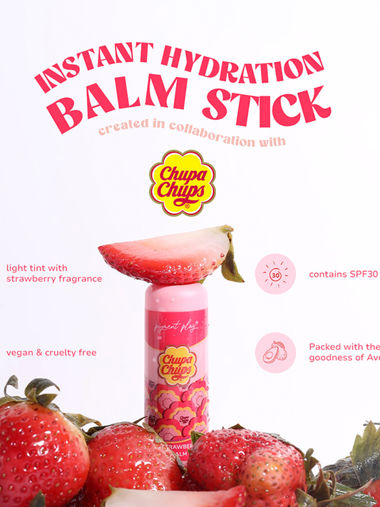 Chupa Chups Lip Balm Φράουλα 4g