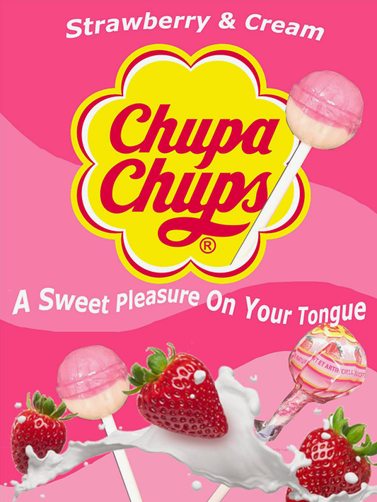 Chupa Chups Candle Strawberry 85g