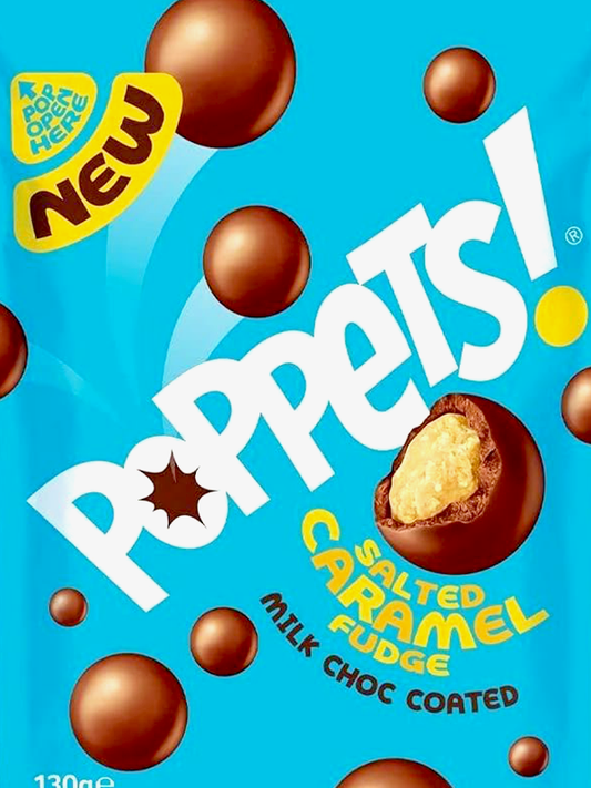 Poppets Salted Caramel Fudge 100g