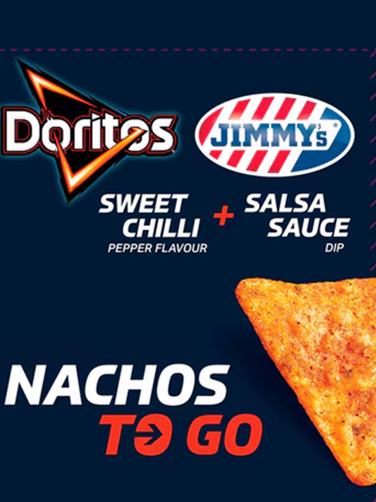 Jimmy's Nachos To Go Doritos Sweet Chilli & Salsa Sauce 190g