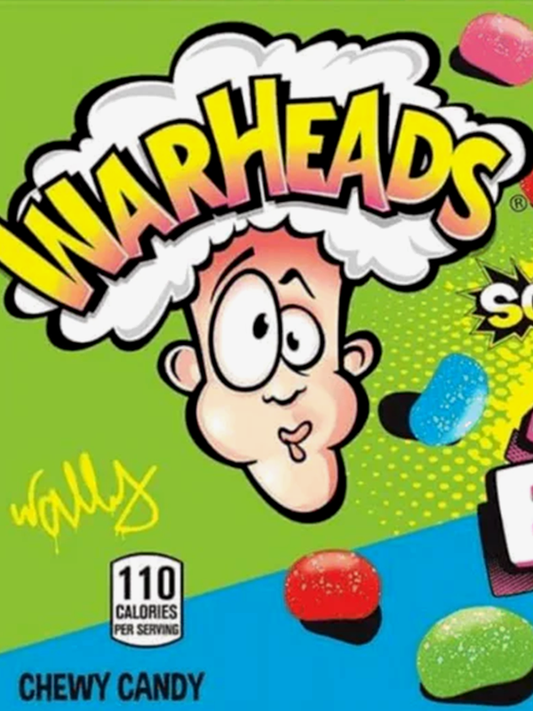 Warheads Sour Jelly Beans 113g