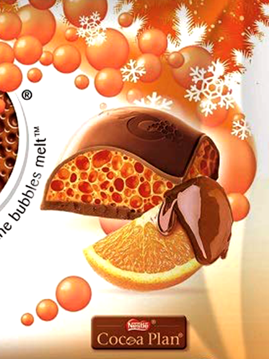 Nestlé Aero Σοκολάτα Πορτοκάλι 90g