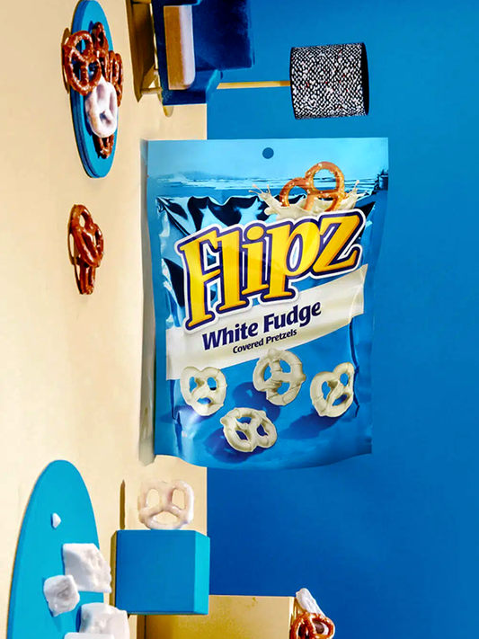 Flipz White Fudge Pretzels 120g
