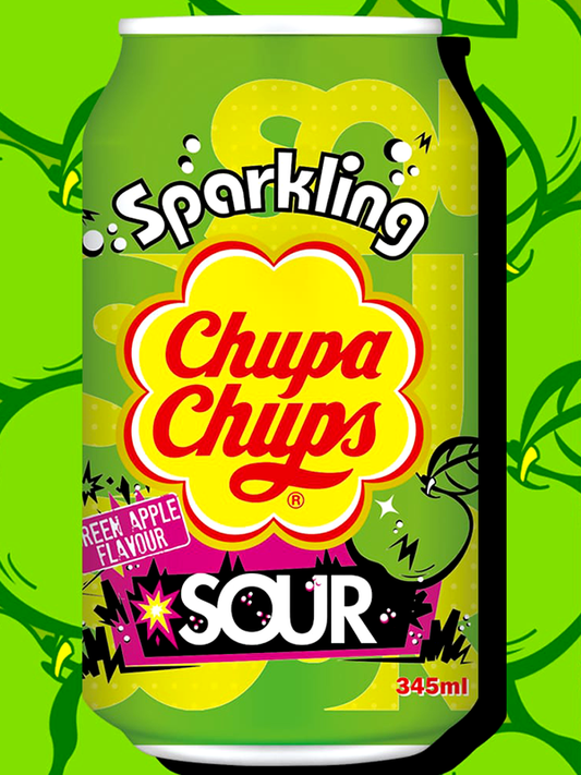 Chupa Chups Sour Green Apple 345ml