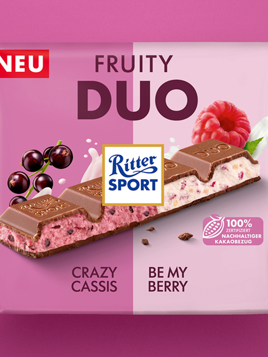 Ritter Sport Σοκολάτα Fruity Duo 218g