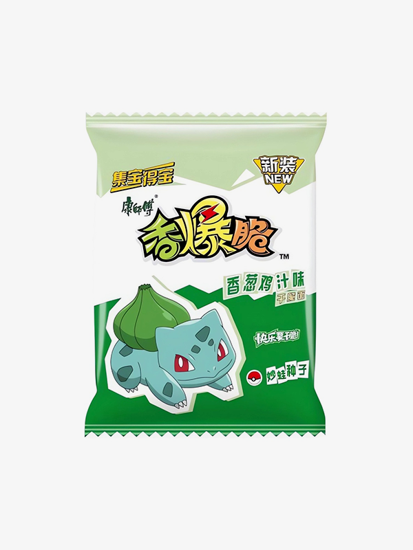 Pokémon Crispy Dry Snack Noodles Chicken & Chives Flavor 33g