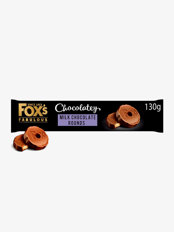 Fox's Chocolatey Milk Chocolate Rounds 130g