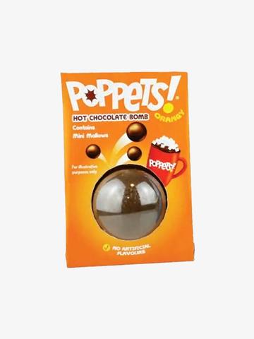 Poppets Hot Chocolate Bomb Orange 45g