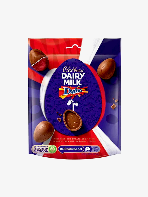 Cadbury Dairy Milk DAIM Mini Eggs Bag 77g