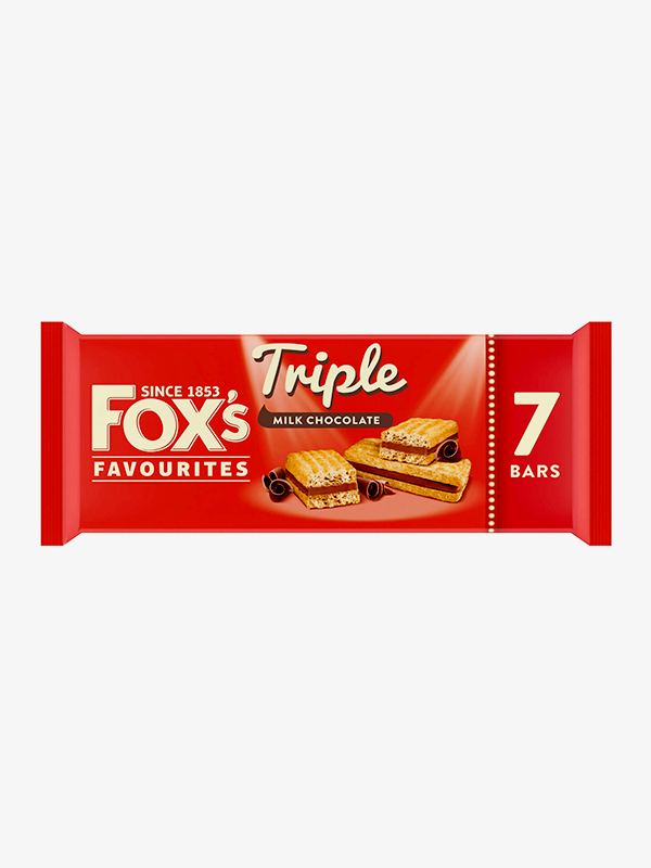 Fox's Triple Milk Chocolate Layered Biscuit Bar 133g