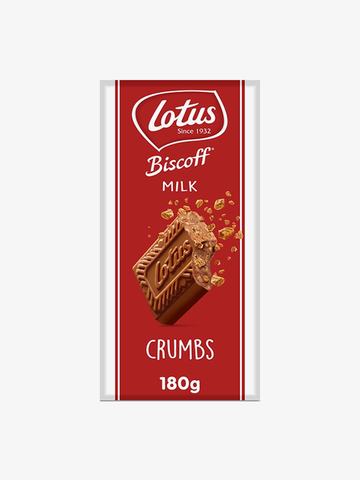 Lotus Biscoff Milk Chocolate Bar 180g