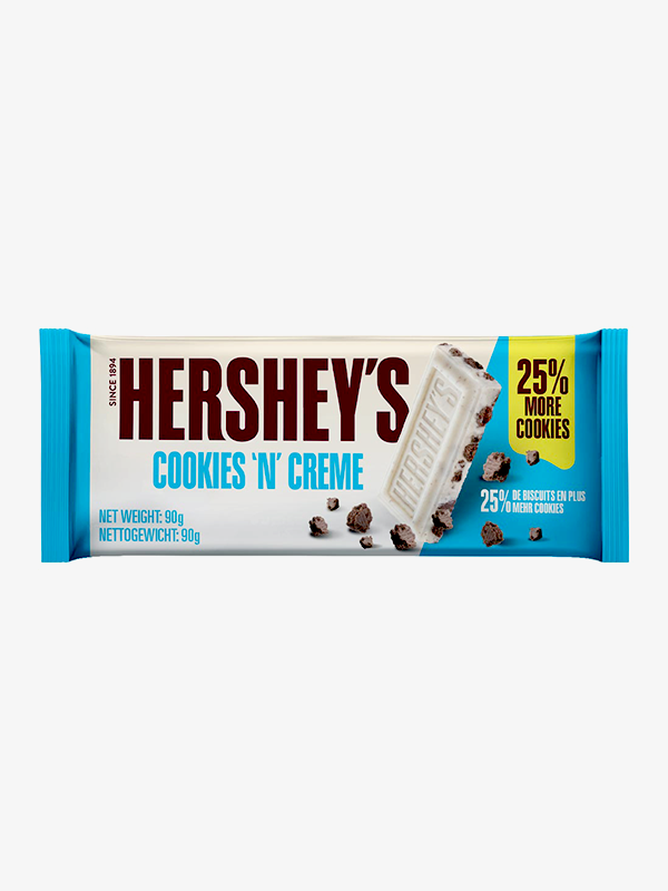 Hershey's Σοκολάτα Cookies & Cream 90g