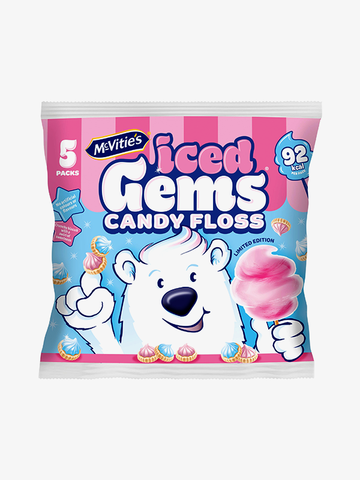 McVities Iced Gems Candy Floss 115g