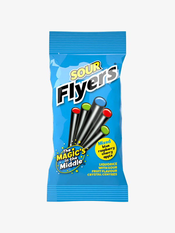 Maxilin Liquorice Sour Flyers 75g