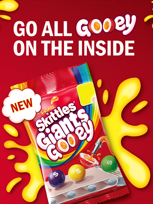 Skittles Fruits Giants Gooey 125g