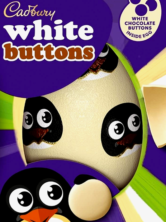 Cadbury White Chocolate Buttons Egg 98g