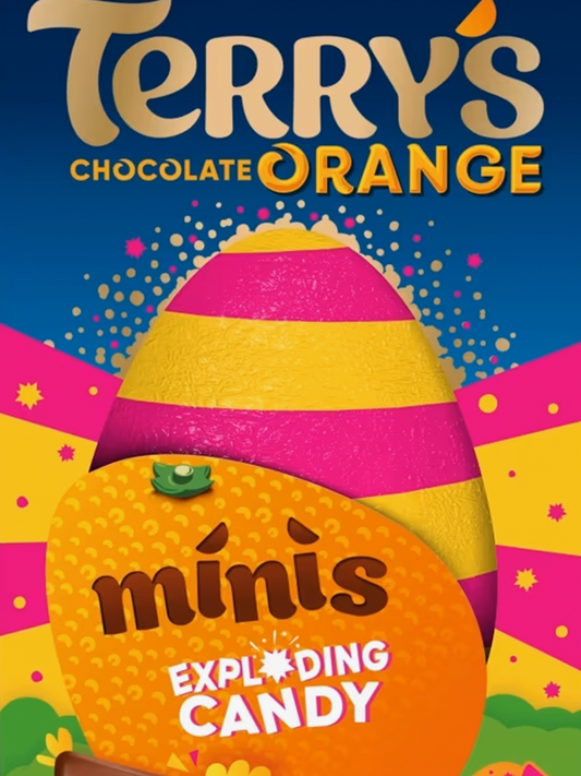 Terry's Chocolate Orange Exploding Candy Easter Egg 91g