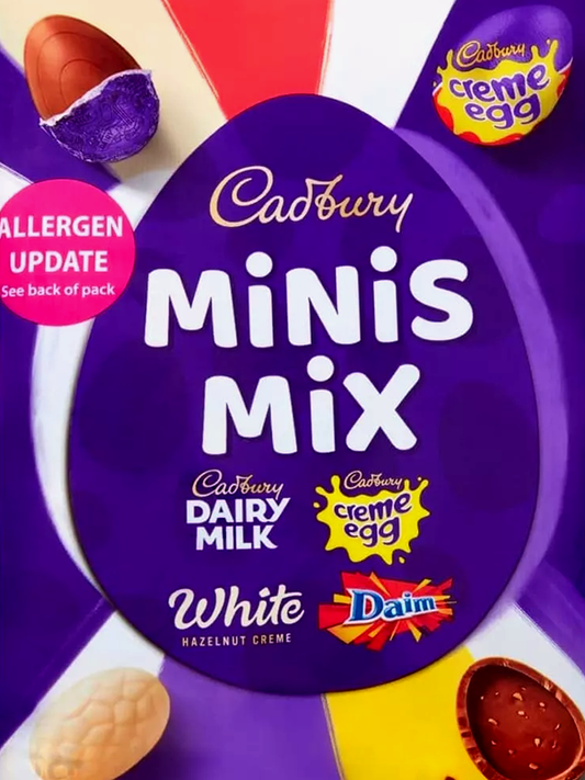 Cadbury Minis Mix Chocolate Eggs Bag 238g