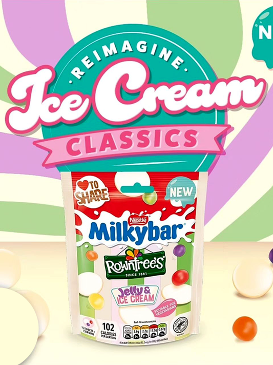 Milkybar Rowntree's Jelly & Ice Cream 95g