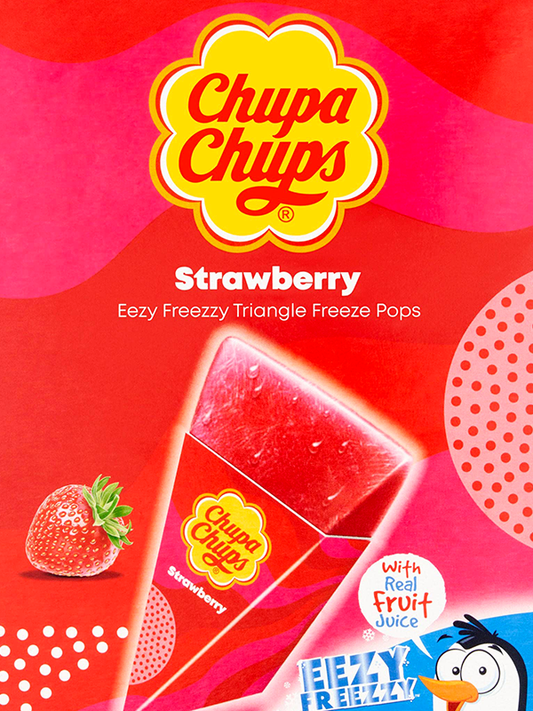 Chupa Chups Triangle Strawberry Ice Pops 8x22ml