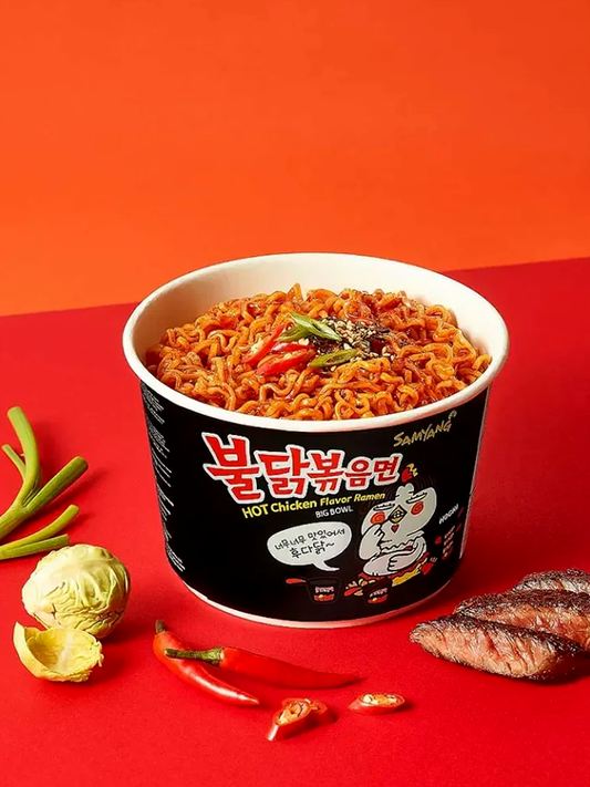 Samyang Instant Big Bowl Noodle Hot Black Spicy Chicken 105g