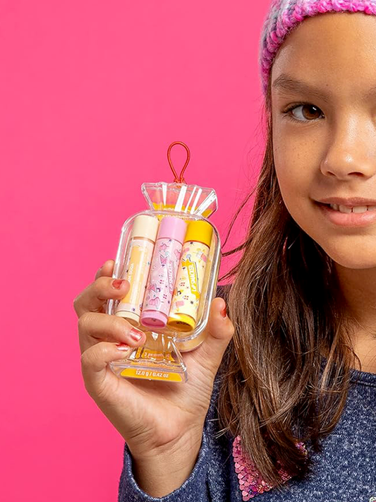 Lip Smacker Candy-Themed Flavoured Lip Balms 3pk 12g