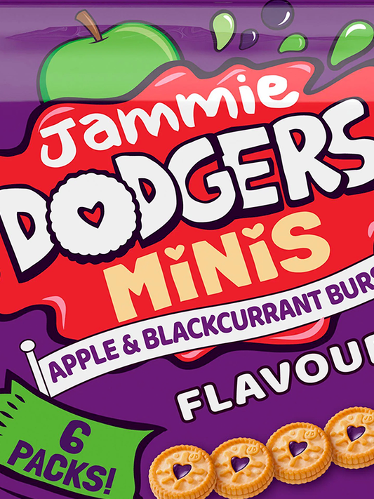 Burton's Jammie Dodgers Apple & Blackcurrant 140g