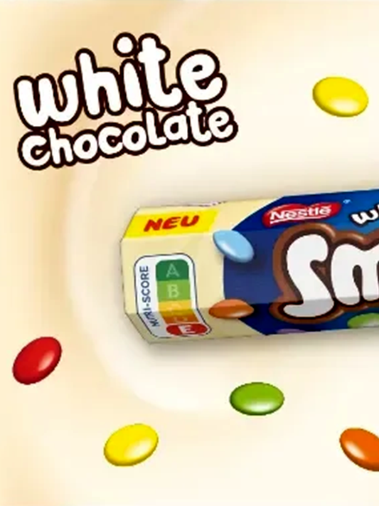 Nestlé Smarties White Choholate Giant Tube 120g