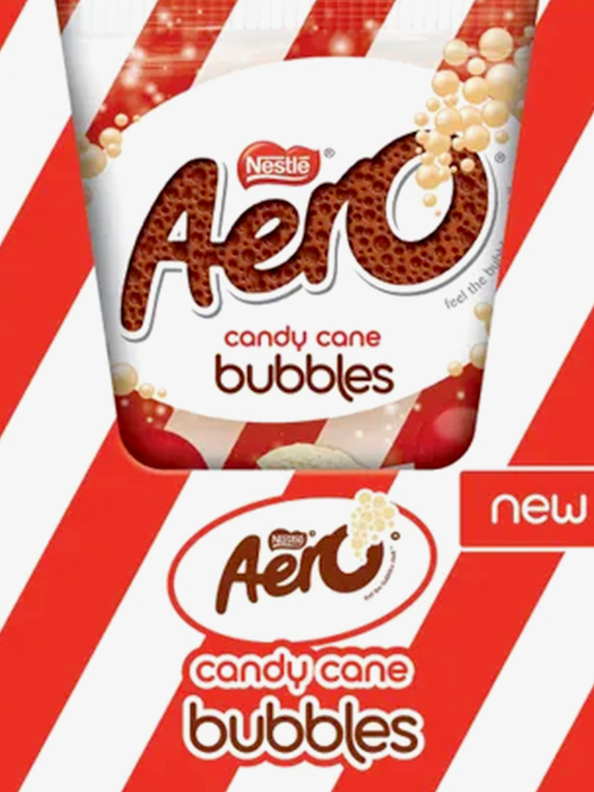 Nestlé Aero Candy Cane Bubbles 70g
