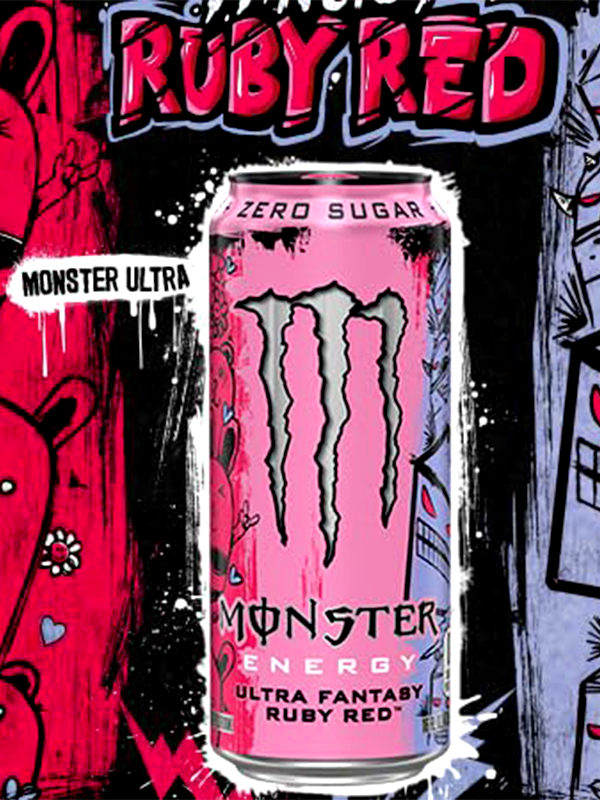 Monster Ultra Ruyby Monster Ultra Fantasy Ruby Red 500ml