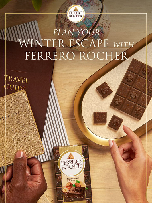 Ferrero Rocher Hazelnut & Almond Chocolate Bar 90g