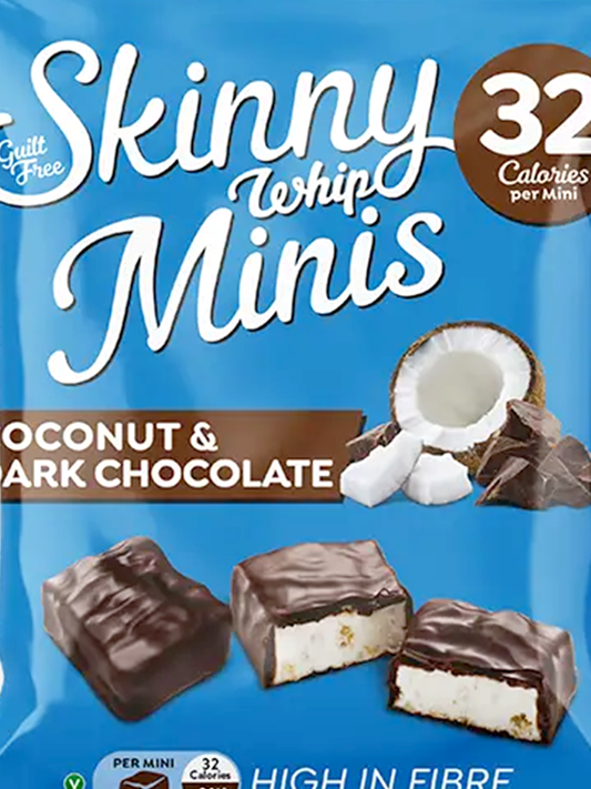 Skinny Whip Minis Coconut & Dark Chocolate 88g