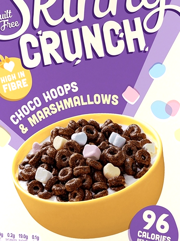 Skinny Cereal Choco Hoops And Marshmallows 375g