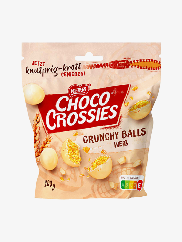 Nestle Choco Crossies Crunchy Balls White 200g