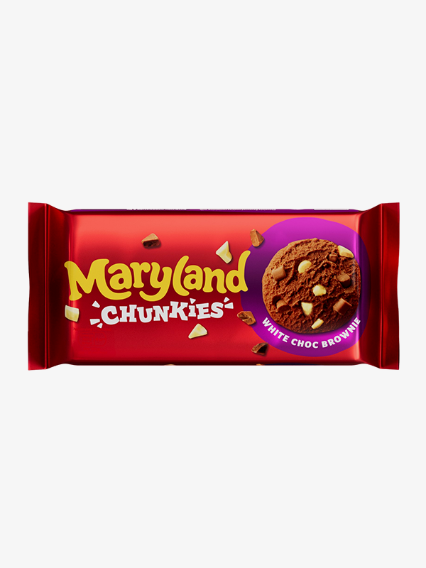 Maryland Chunkies White Choc Brownie 144g