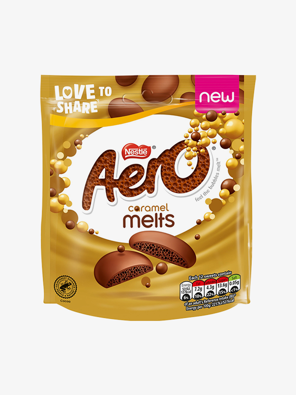 Nestlé Aero Melts Caramel 90g