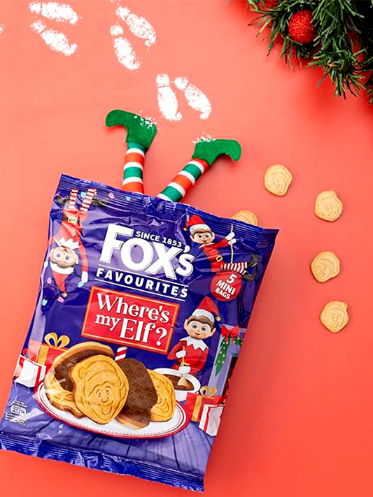 Fox's Where's My Elf? Chocolate Biscuits 5 X 20g