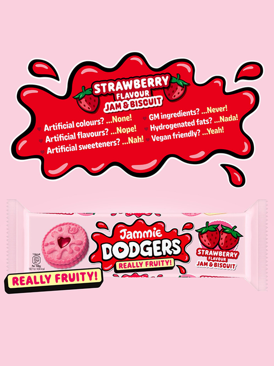 Burton's Jammie Dodgers Strawberry 140g