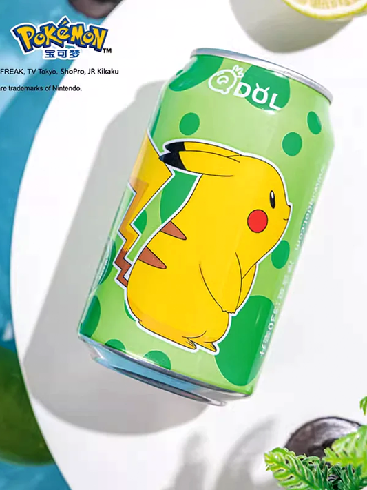 Qdol Pokémon Sparkling Water Lime 330ml