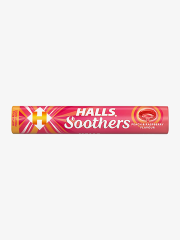 Halls Soothers Peach & Raspberry 45g