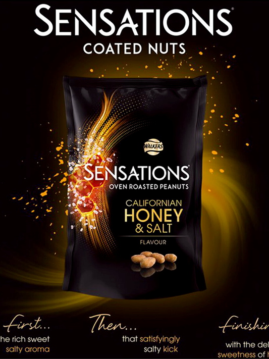 Sensations Honey & Salt Roasted Sharing Peanuts 145g